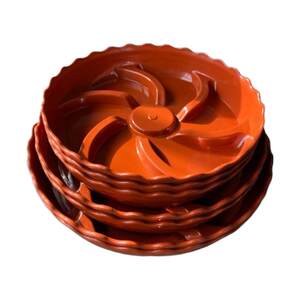 Anti -rotten roots, breathable flower pot bottom support, thickened, durable lazy flower farming artifact to pick up the plate chassis multi -meat basin garden art
