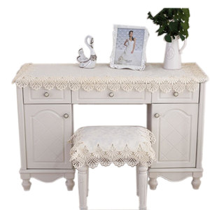 Dress -up table fabric bedroom Nordic lace fabric princess wind mirror Feng Shui curtain stool cover cloth shoe cabinet rectangle