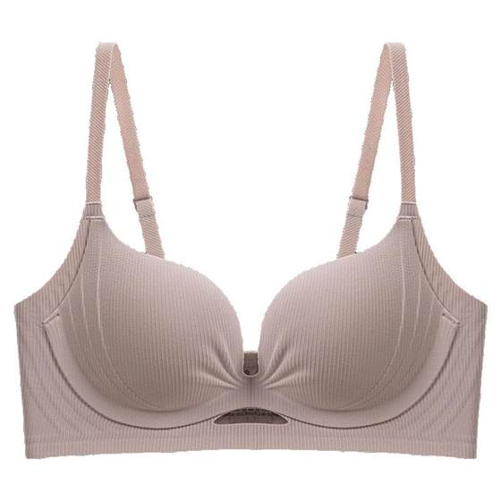 
Seven-color spun small breast push-up underwear for women 2025 new popular style breast-retracting anti-sagging seamless bra sexy