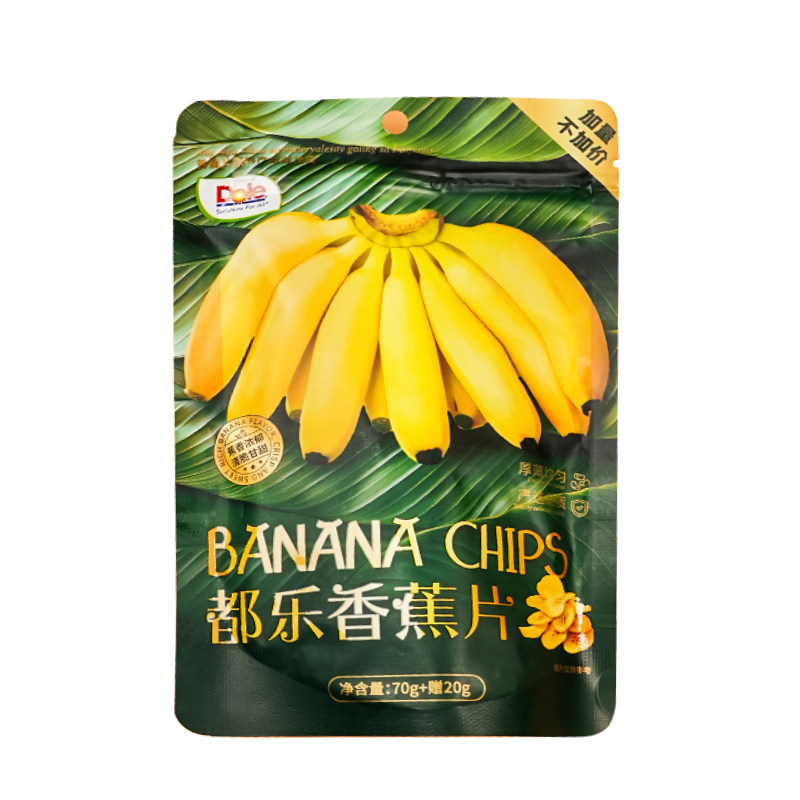 Dole 都乐 即食香蕉片 90g/件 拍5件；券后29.9元包邮（5.98元/件） 