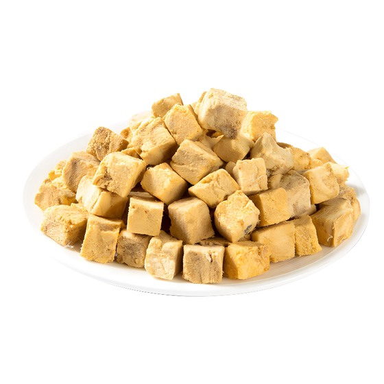 Freeze-dried salmon pellets for cat snacks to gain weight and gills cut saltless cats and dogs universal hair-beautiful grain mixing training rewards
