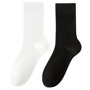 Socks for men's pure cotton mid-tube socks in autumn and winter thick warm sweat-absorbing and anti-bacterial breathable spring and autumn men's stockings