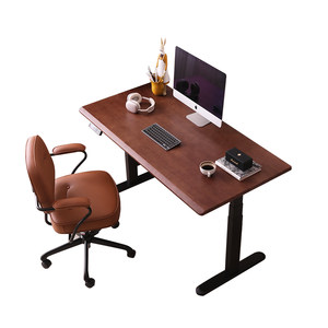 
Solid wood electric lifting desk computer desk study desk desk home office desk e-sports desk lifting workbench