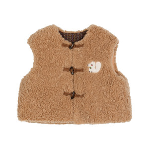 
Xiao O Bao Okids children's clothing baby lapel sweater suit women's fashionable 2025 winter new girls plus fleece suit