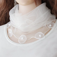 Шарф, осеннее летнее украшение для ногтей, шарф-платок, в цветочек, защита от солнца, с защитой шеи