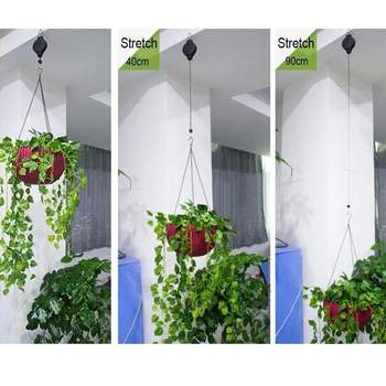 
Foreign trade supply telescopic lifting hook creative suitable birdcage flower pot gardening pot hanging household supplies spider orchid