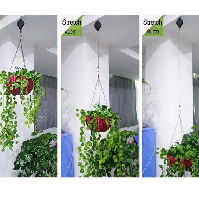 
Foreign trade supply telescopic lifting hook creative suitable birdcage flower pot gardening pot hanging household supplies spider orchid