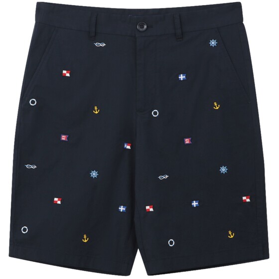 NAUTICA/NAUTICA men's summer breathable elastic five-point nautical style printed cargo shorts