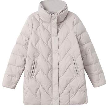 Mom down jacket winter mid-length thickened middle-aged and elderly jacket fashionable large-size middle-aged women's 2025 new cotton jacket