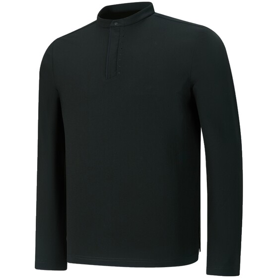 
[Imported Fabric] RAPIDO 2025 Autumn and Winter Men's R Series Henley Collar Long Sleeve T-shirt