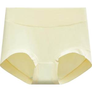 Hongdou women's high waist panties pure cotton antibacterial crotch belly-climbing women's shorts toe mother's large size A boxer
