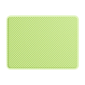
Cat litter mat anti-splash take-out mat double layer extra large sand control anti-splash cat basin sand leakage board pet floor mat supplies