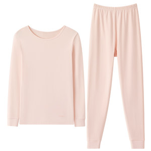 
Hongdou women's combed cotton underwear antibacterial and deodorizing autumn clothes and long pants all cotton autumn and winter thin base warm suit
