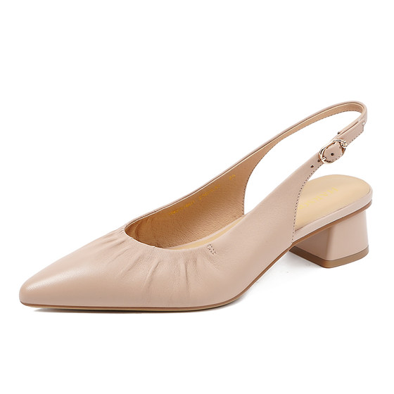 
HARSON [Workplace Charm] Summer new style French elegant pointed toe comfortable fashion sandals