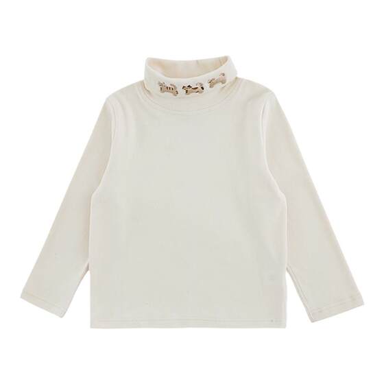 
Youyou boys 2025 new long-sleeved cat turtleneck t-shirt autumn and winter skin-friendly, soft and warm children's bottoming shirt