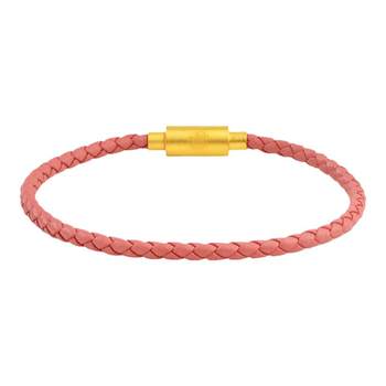 Pink leather rope accessories versatile gift multi -size can be optional
