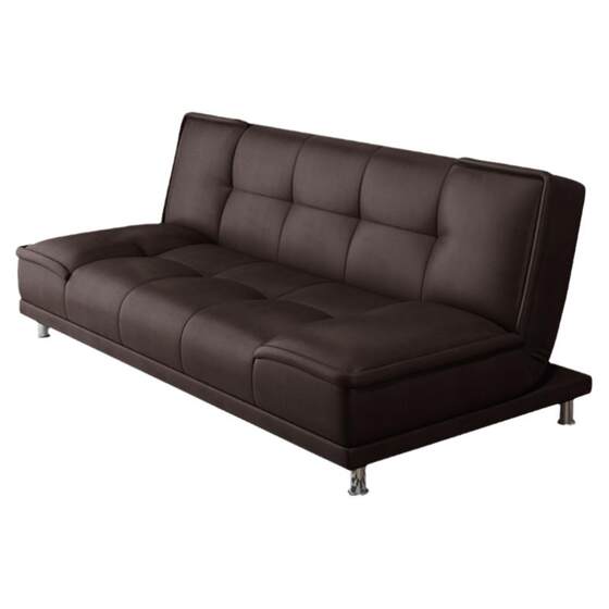 Multifunctional folding sofa bed dual -purpose small apartment living room Household office lunch break double three -person three -person leather sofa