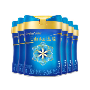 
New national standard] Mead Johnson Blue Zhen 3-stage three-stage milk powder infant milk powder 1-3 years old 820g*6 cans consumption coupon