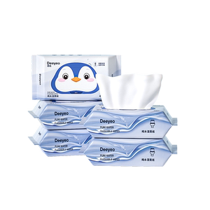 
Deyou pure water wet toilet paper 40 toilet paper household affordable wet wipes wet wipes women's flagship flagship for pregnant women