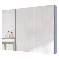 Shenlia bathroom smart mirror cabinet custom defogging bathroom storage separate wall-mounted washbasin with light