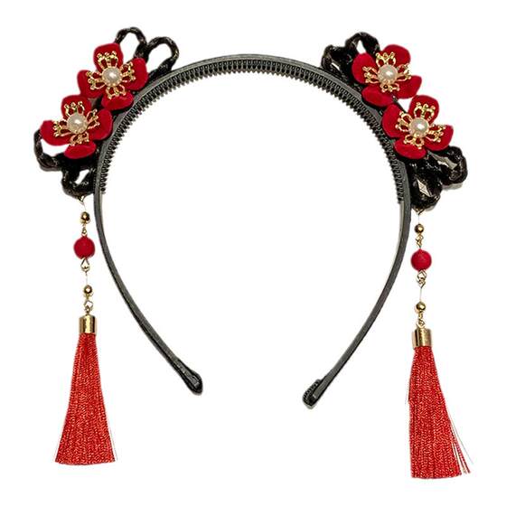 Guye -headed head hoop head jewelry children's cute wig braid hair hoop Princess little girl Chinese wind card hair accessories
