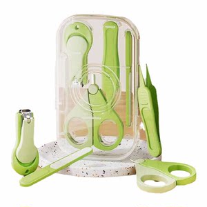 
Rainbow House Baby Nail Scissors Set Safety Anti-Pinch Baby Nail Scissors Clipper Set