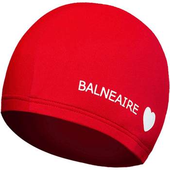 BE Van Dan Xiaohong Heart Series Big Head Warbers Swimming Hat
