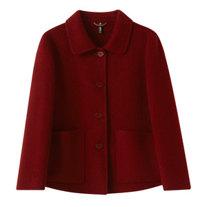 
New autumn and winter small mother double-sided cashmere coat for women high-end wool wool fashionable short wool jacket