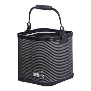 
Fishing Haha thickened portable carbon pattern bucket integrated molding hard shell Luya bucket portable fishing bucket fish bucket