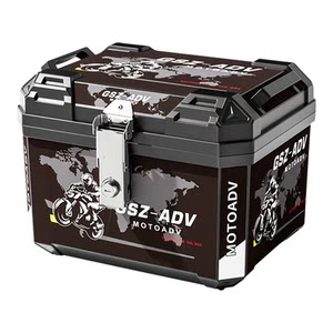 
58L electric vehicle trunk motorcycle trunk universal large capacity thickened waterproof scooter box non-aluminum alloy