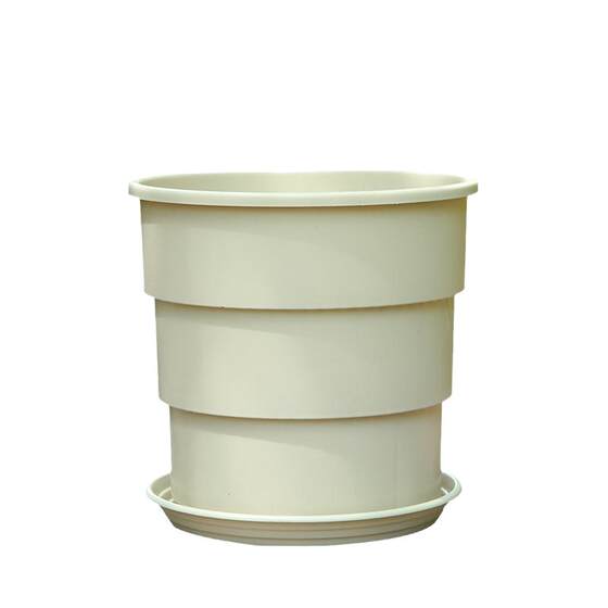 Qingshan control root flower pot plastic thickened large rose green potted galloped crowded hollow 360 breathable rose