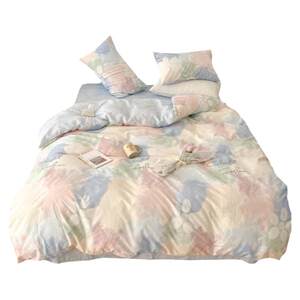 
Jialiya four-piece set pure cotton 2026 new quilt cover sheet bedding bed sheet dormitory bed three-piece set