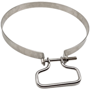 
Upgraded widened and thickened 304 stainless steel cutting board steel hoop anti-crack steel ring vegetable pier edge-packing and fastening round cutting board hoop