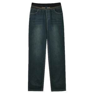 
Winter 2025 Outlets genuine high-end AE series high-waisted micro-elastic trousers thickened jeans down pants for women