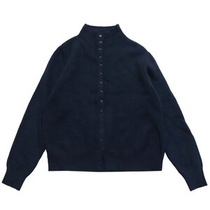 
Deer and Birds 'Time to Cook Snow' skin-friendly casual single-breasted three-color knitted small stand-up collar sweater cardigan 7229