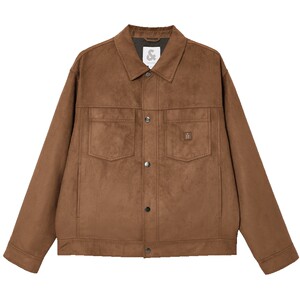 
Jack Jones Executive Jacket Men's 2026 Spring Business Faux Suede Jacket Retro Lapel Cropped Top Men's