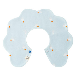 
Baby saliva towel is double-sided and can be used as a newborn bib, an absorbent food bag, and a rotatable two-color petal bib for babies.