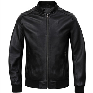 Sonny welfare Haining head layer cotton leather library nissal zipper baseball leather leather leather jacket men