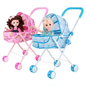 
Bar Doll Toy Girl Elsa Princess Set Simulation Doll Talking Dress Up Doll 2025 New Stroller
