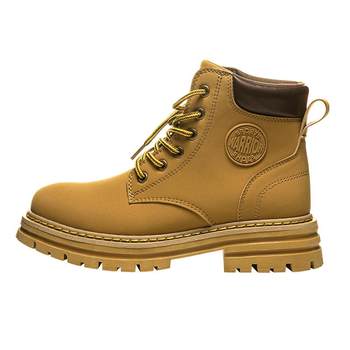 Huili Martin boots British style outdoor yellow boots