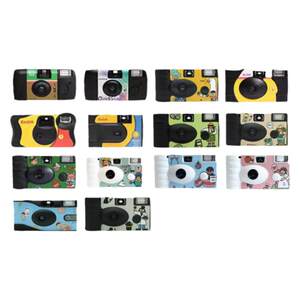 
[Glue Collection Point] Fuji Kodak Illustration Disposable Film Camera Flush Point and Fool Film Camera Flush