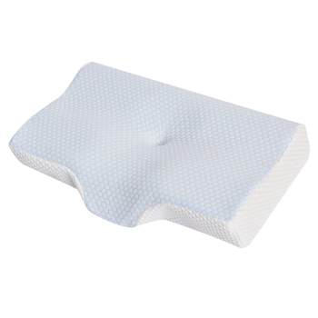 Deep sleeping memory foam pillow with pressure relief and neck protection