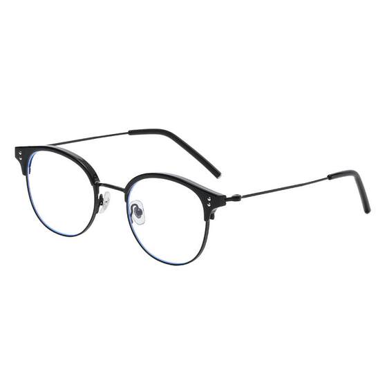 
Karin's same glasses for short-sighted women can be equipped with prescription lenses for small faces, ultra-light half-frame oval eye frames for men