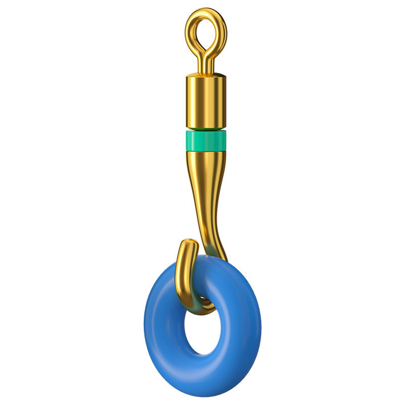 Fishing Quick Connect Ring - 8-Character Connector, Anti-Winding