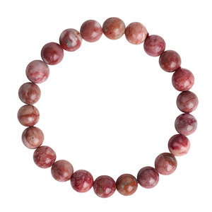 
Raw ore cinnabar bracelet for men and women's raw stone bracelet for Buddhist guinea fox blood stone high purity transport beads for zodiac year gift