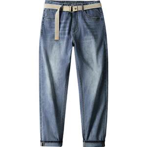 
HLA/Heilan House panda wowo panda loose jeans 26 spring and summer new tapered washed nine-point pants for men