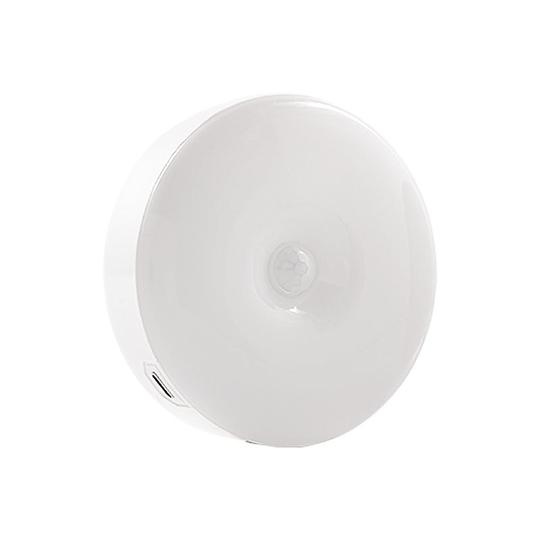 Arotelicht LED Veilleuse avec Détecteur de Mouvement, 6 Pcs d'éclairage d'escalier LED marcheur Rechargeable USB, 2700K Blanc Chaud, veilleuse enfants pour chambre, couloir, cuisine
