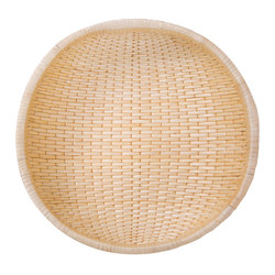 Willow weaving basket round steamed bun basket household storage dried fruit