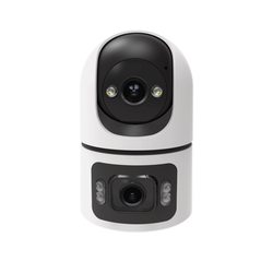 WiFi6 Tuya smart camera 4 million pixel app remote control dual lens ball machine indoor monitor