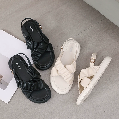 Сандалии, летняя обувь, пляжная подходит с юбкой для отдыха, французский стиль, популярно в интернете